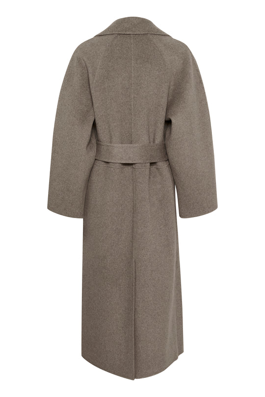 Inwear YillaIW Long Coat Sandy Grey Melange