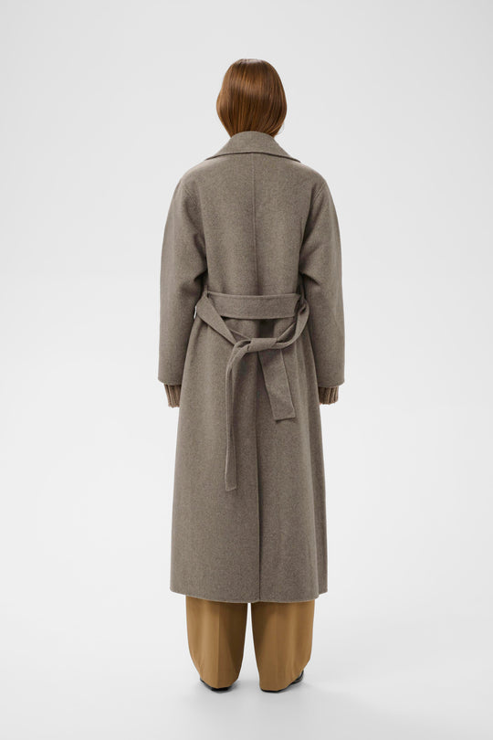 Inwear YillaIW Long Coat Sandy Grey Melange