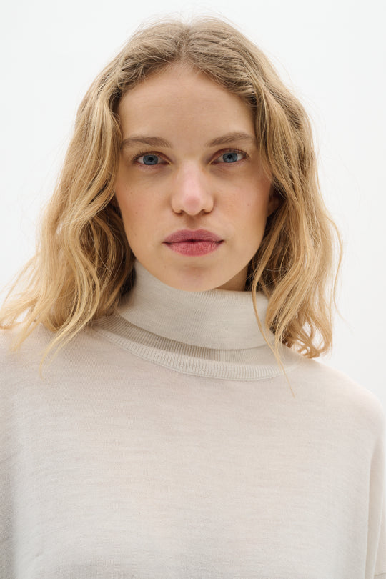 Inwear GitoIW Turtleneck Whisper White Melange