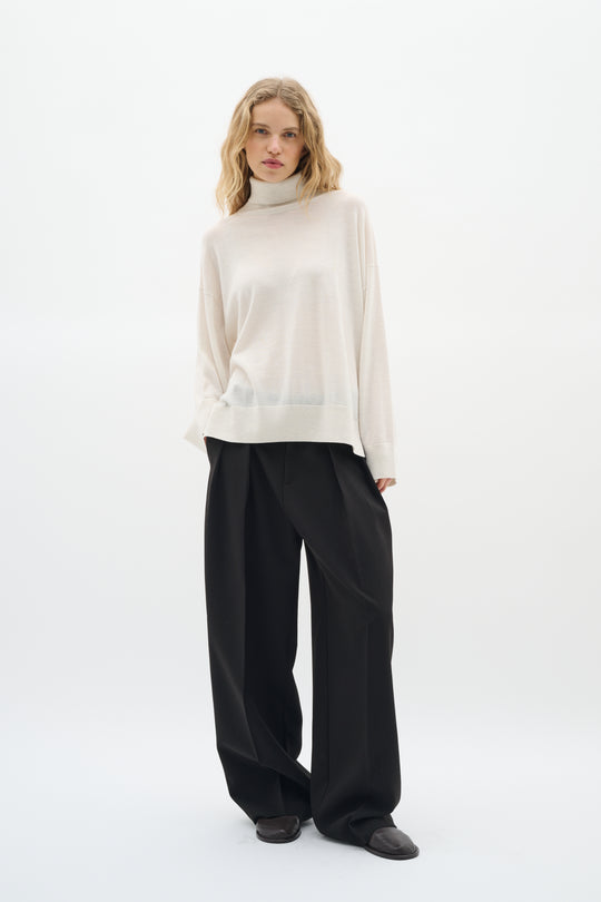 Inwear GitoIW Turtleneck Whisper White Melange