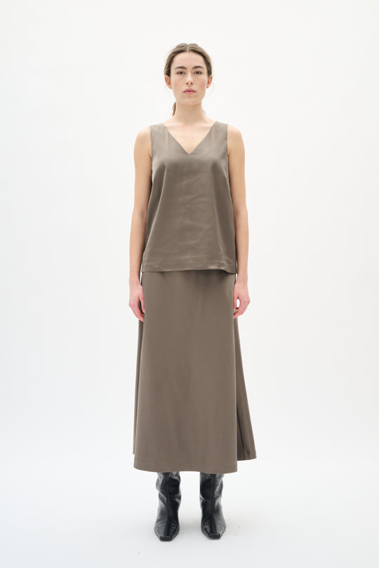 Inwear ZilkyIW Classic Skirt sandy grey