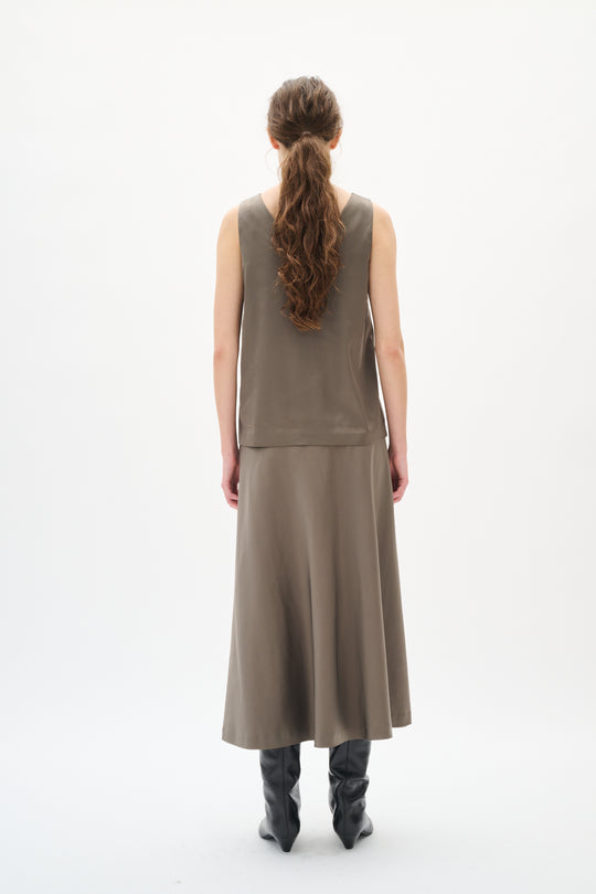 Inwear ZilkyIW Classic Skirt sandy grey
