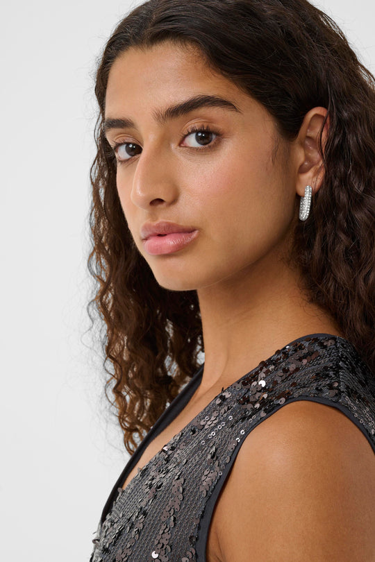 Inwear Agnes Sequin Small earring silver