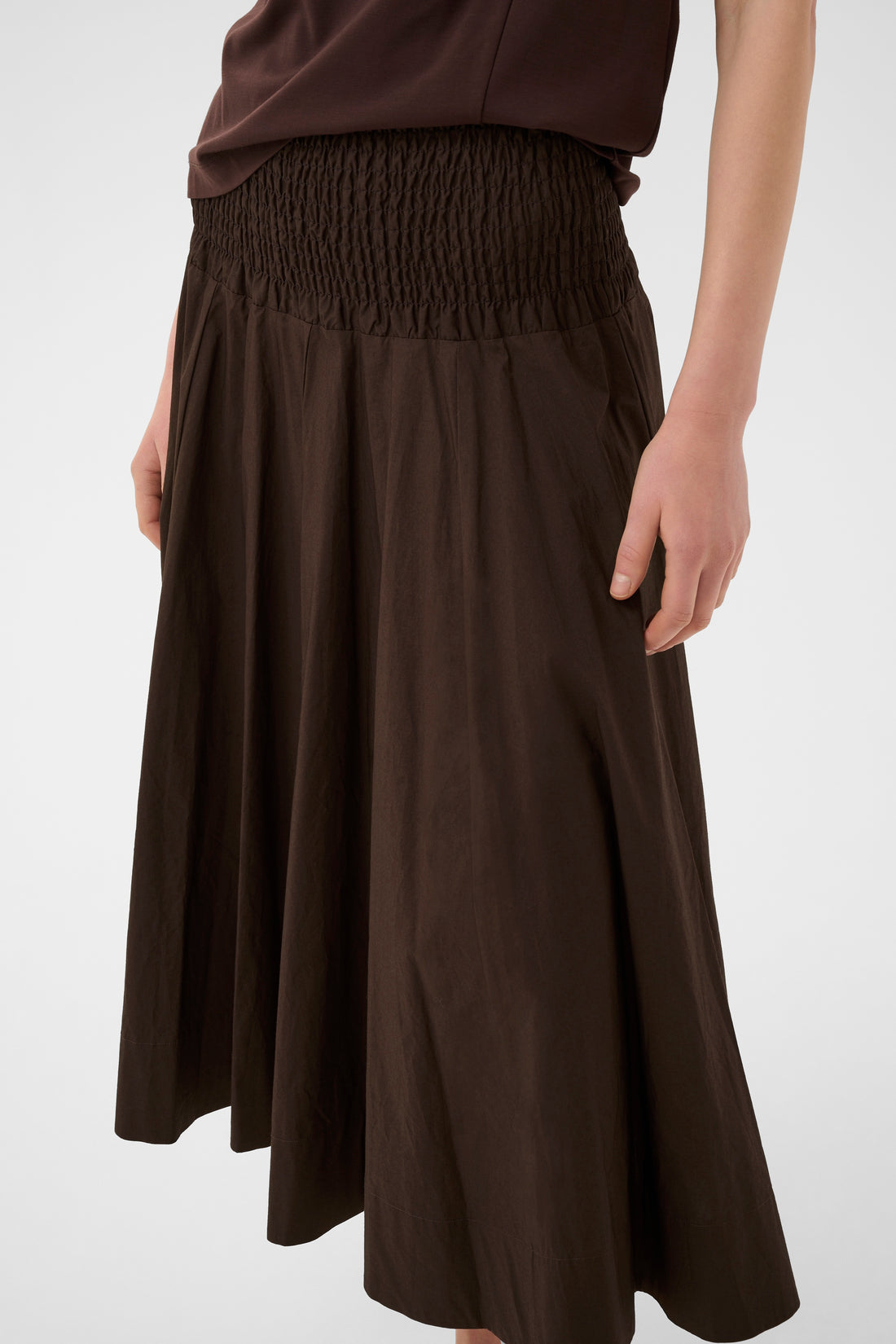 InWear Raven skirt Coffee Bean Brown