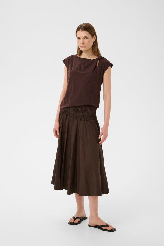 InWear Raven skirt Coffee Bean Brown