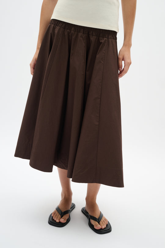 InWear Raven skirt Coffee Bean Brown