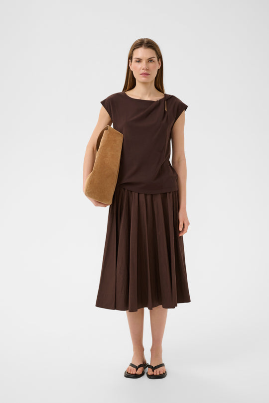 InWear Pennie top Coffee Bean Brown