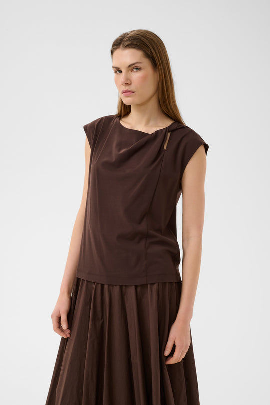 InWear Pennie top Coffee Bean Brown