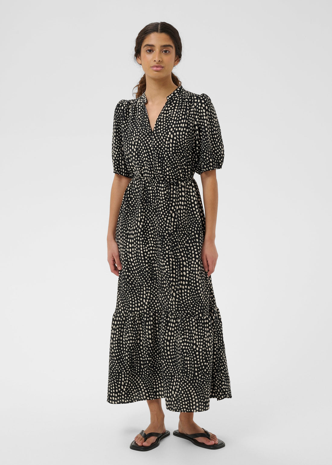 InWear Liberty Dress black faded dot
