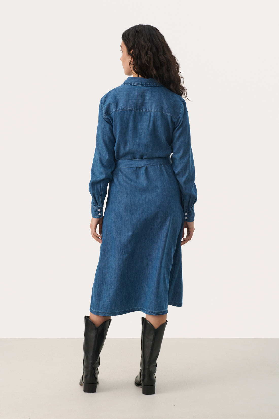 Part Two CirkePW Dress Medium Blue Denim