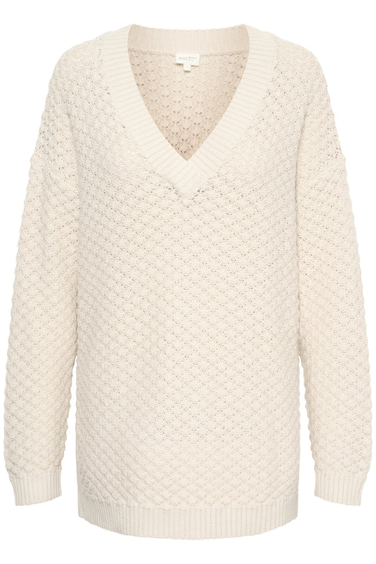 Part Two FabiannePW Pullover Whitecap Gray