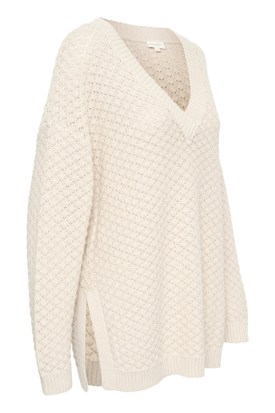 Part Two FabiannePW Pullover Whitecap Gray