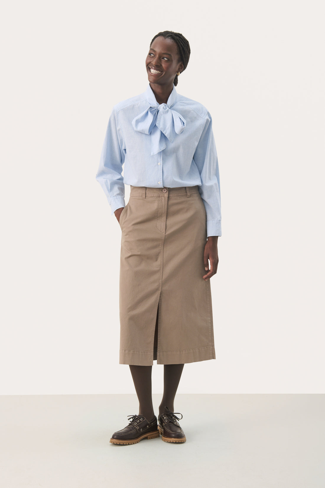 Part Two FanniesPW Skirt Casual Desert taupe