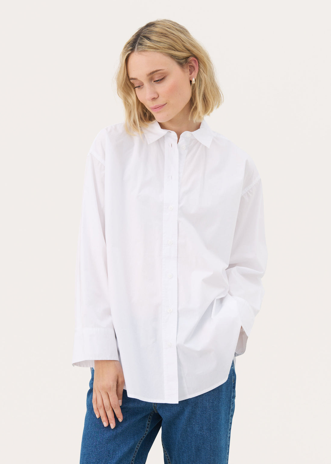 Part Two SavannaPW Woven Shirt Bright White
