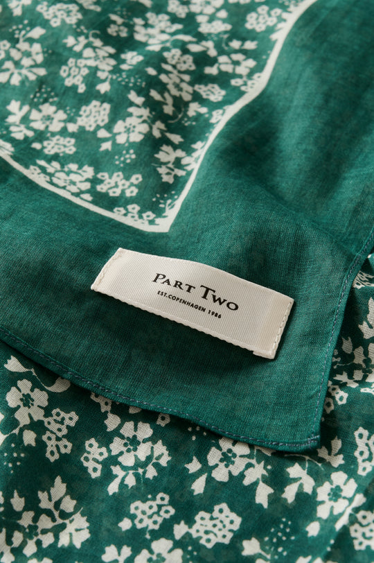 Part Two LouiPW Scarf Sea Moss Mini Flower