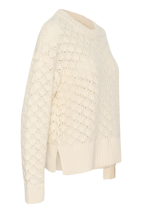 Part Two PiaclaraPW Pullover Whitecap Gray