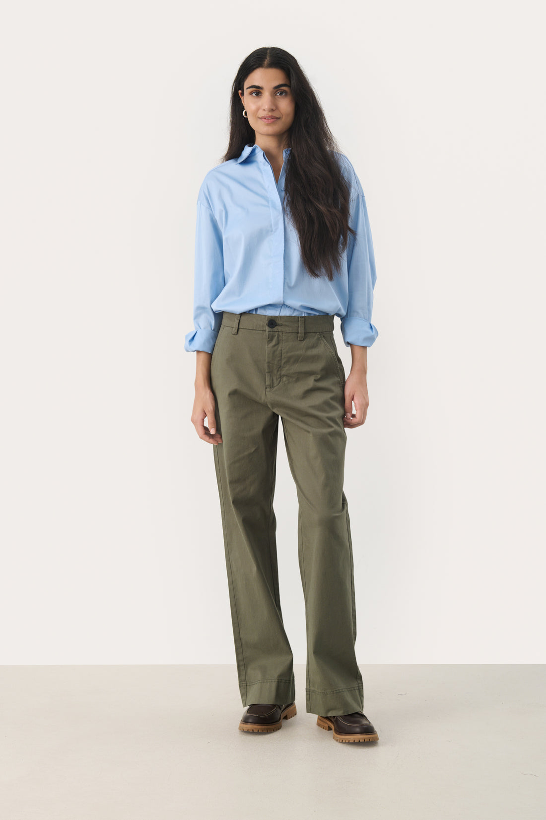 Part Two BelmePW Pants Kalamata (army)