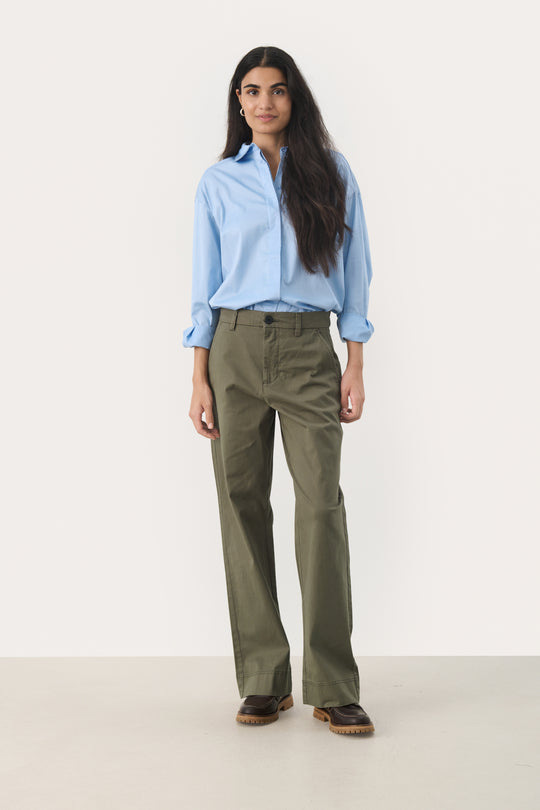 Part Two BelmePW Pants Kalamata (army)