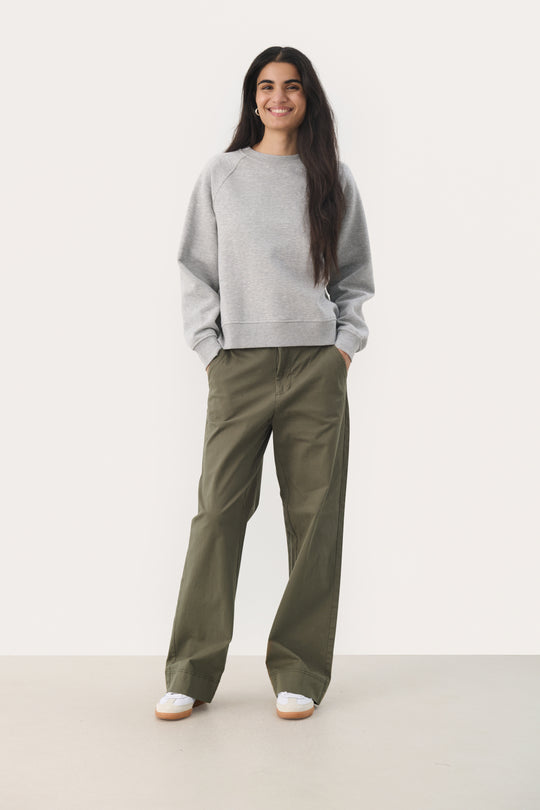Part Two BelmePW Pants Kalamata (army)