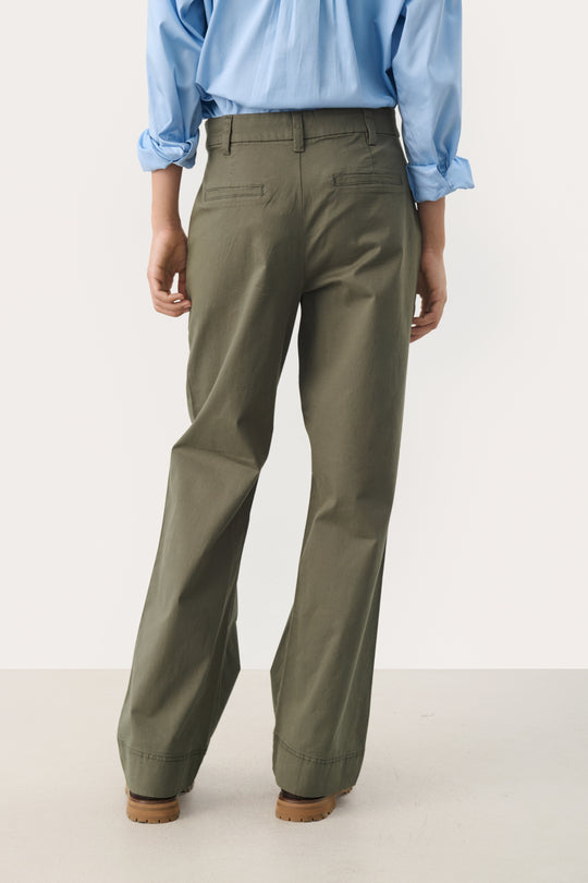 Part Two BelmePW Pants Kalamata (army)