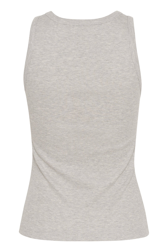 Part Two GreciasPW Top Light Grey Melange