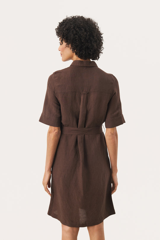 Part Two RailiPW Dress Bracken (brun)