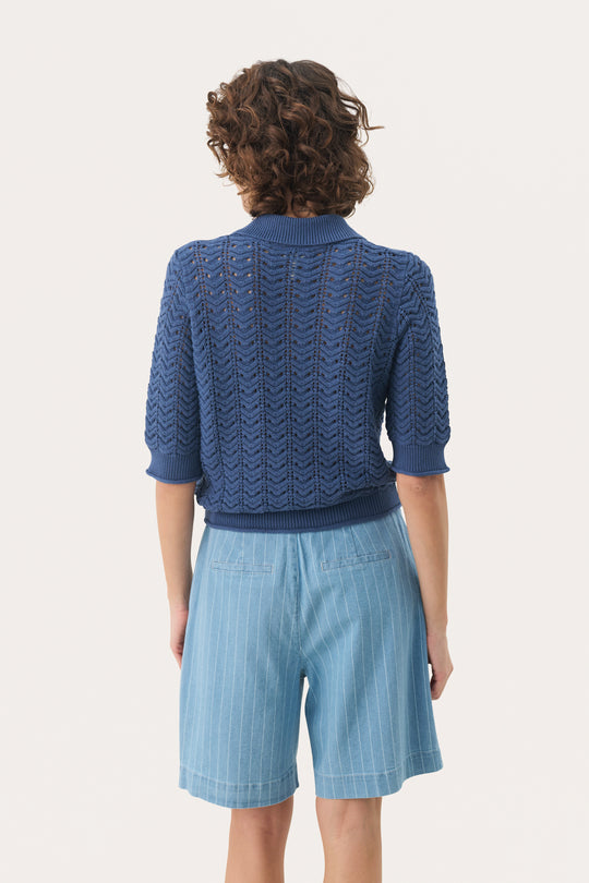 Part Two RhodaPW Cardigan blå