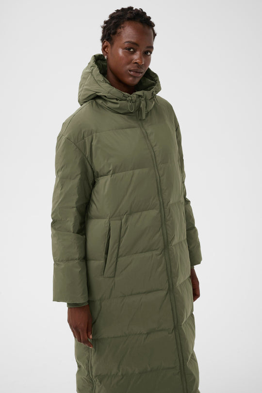 Part Two Safir Puffercoat OTW Grape Leaf Green