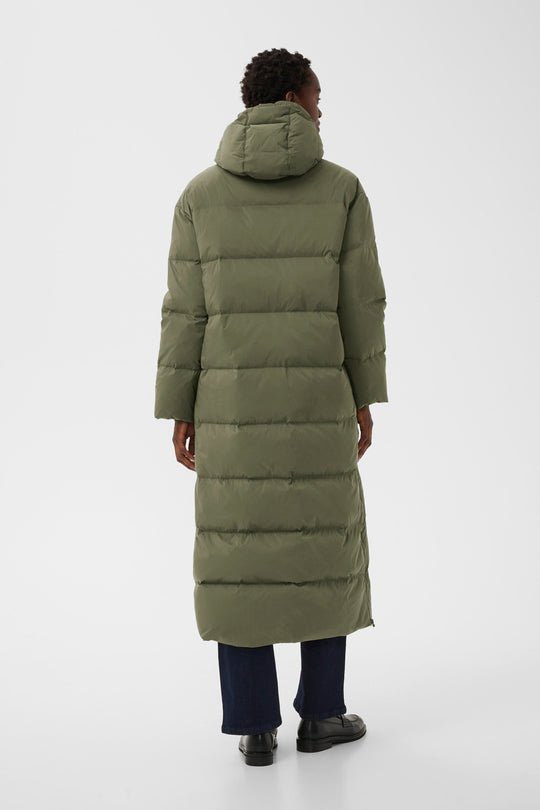 Part Two Safir Puffercoat OTW Grape Leaf Green