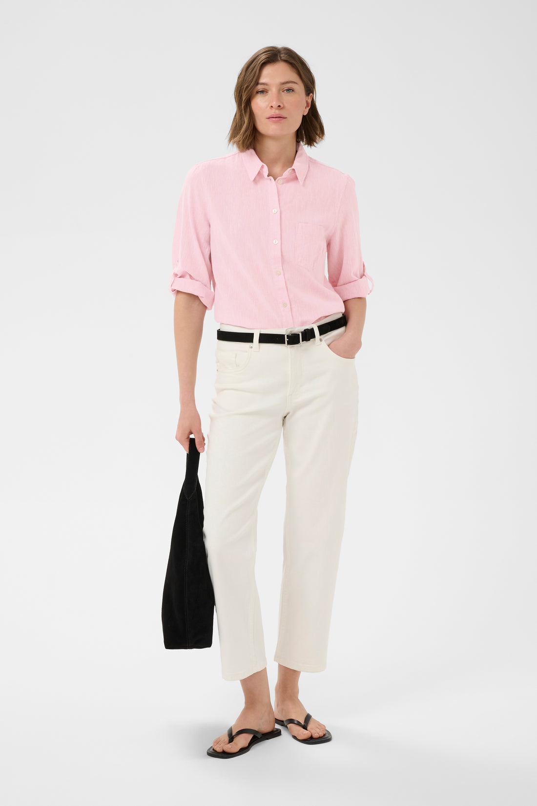 Part Two CindiePW Shirt  Pink Nectar Chambrey