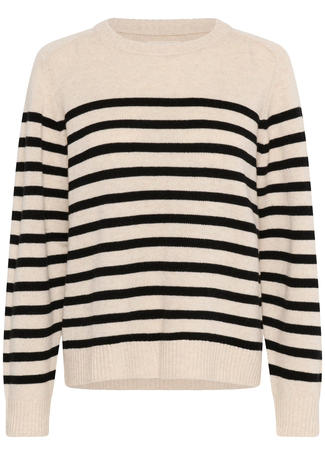 Part Two NiakaPW Pullover Black Stripe