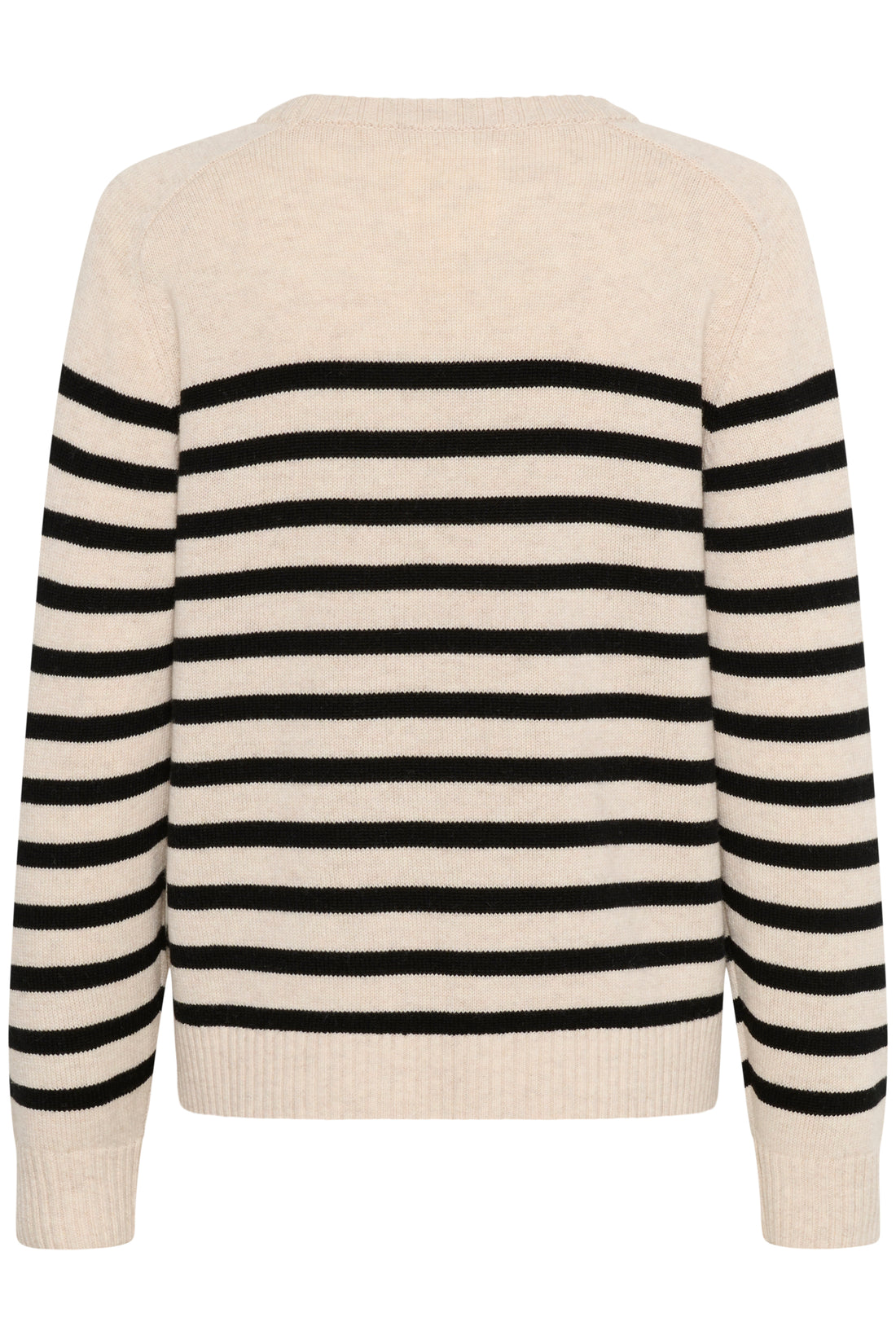 Part Two NiakaPW Pullover Black Stripe