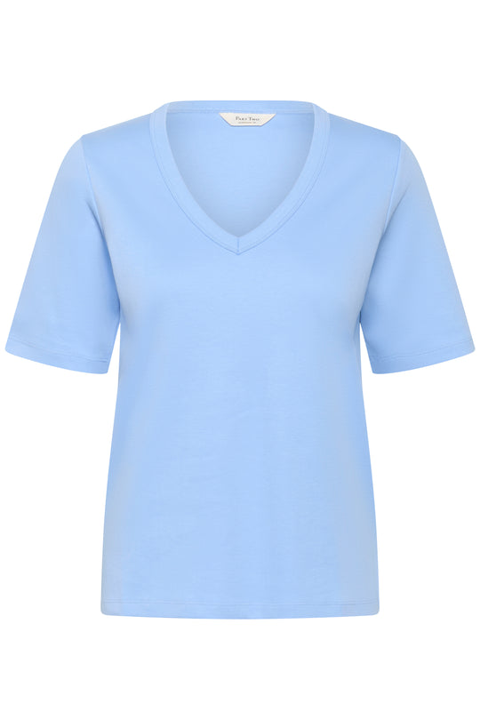 Part Two RatansaPW T-shirt Hydrangea blue