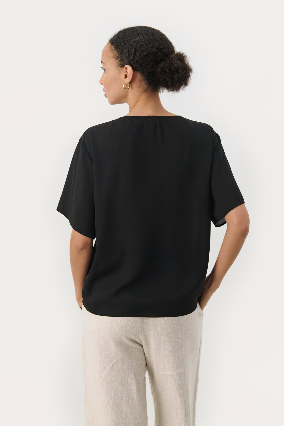 Part Two SanayaPW Blouse Black