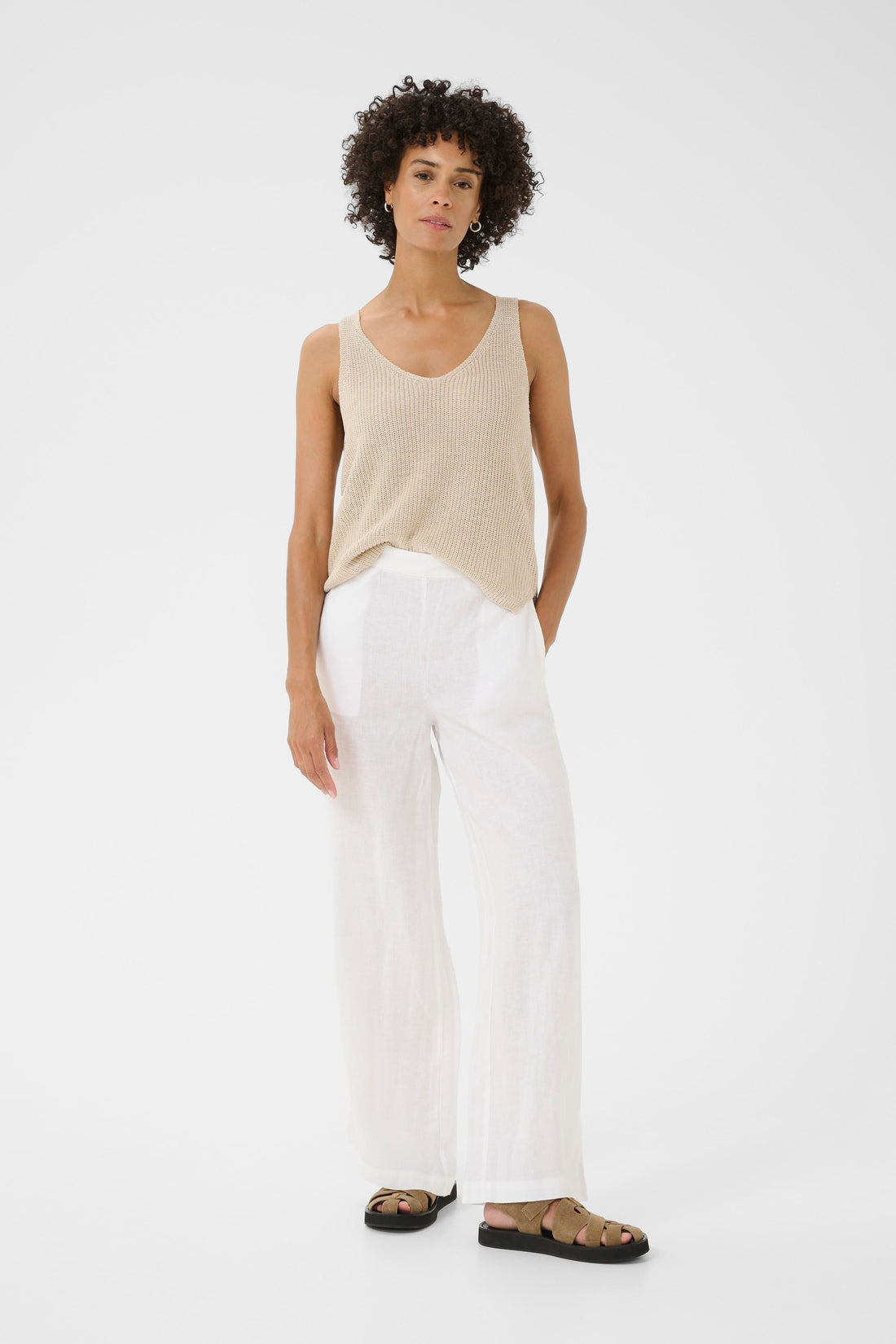 Part Two ElnaPW Pants Bright White