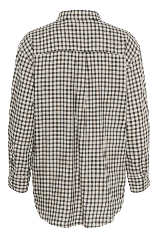 Part Two SameaPW Shirt dark navy check