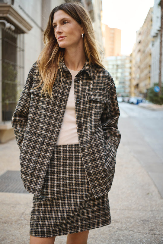 Part Two SissemaiPW Jacket Black Check