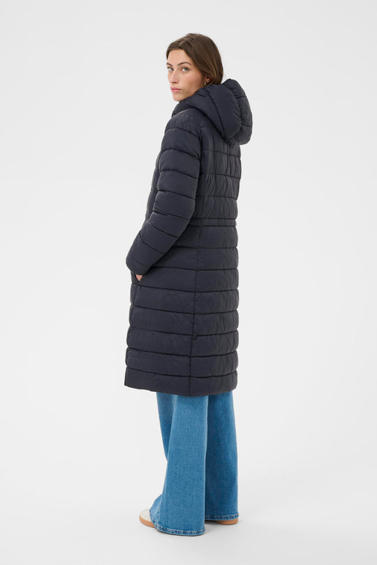 Part Two LaineyPW DUN puffercoat dark navy