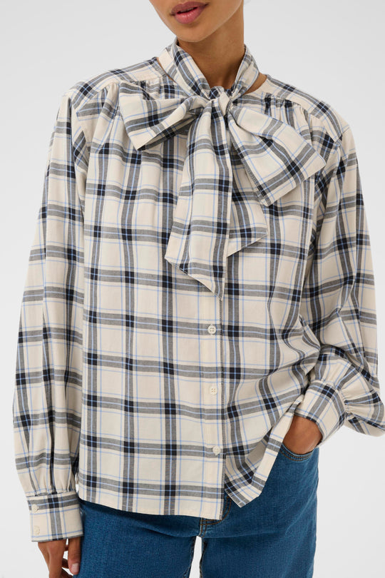 Part Two YaninasPW BL Big Dark Navy Check