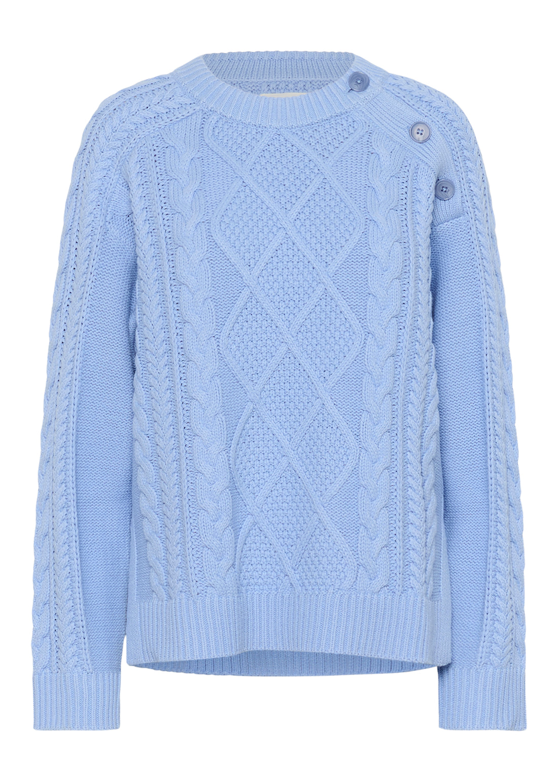 Part Two ZivaPW Knit Pullover Hydrangea
