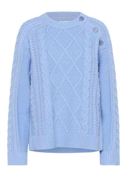 Part Two ZivaPW Knit Pullover Hydrangea