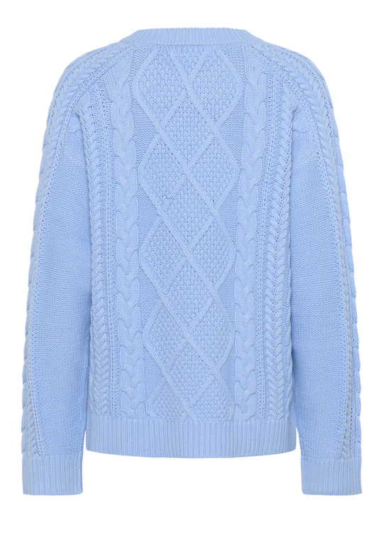 Part Two ZivaPW Knit Pullover Hydrangea