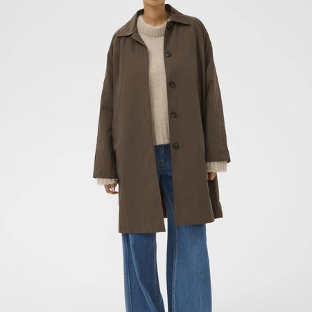 Part Two EttiePW Otw Outerwear Chocolate Brown
