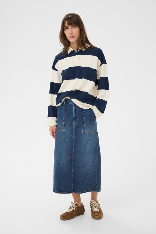 Part Two AiyaPW SK Medium Dark Blue Denim