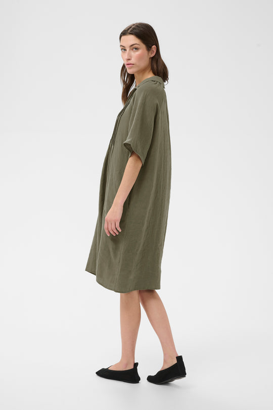 Part Two AylaPW Dress Smokey Olive