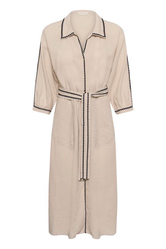 Part Two SiciliasPW Dress Oatmeal (sand)