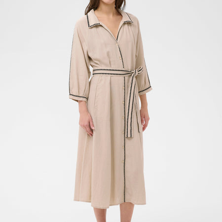 Part Two SiciliasPW Dress Oatmeal (sand)