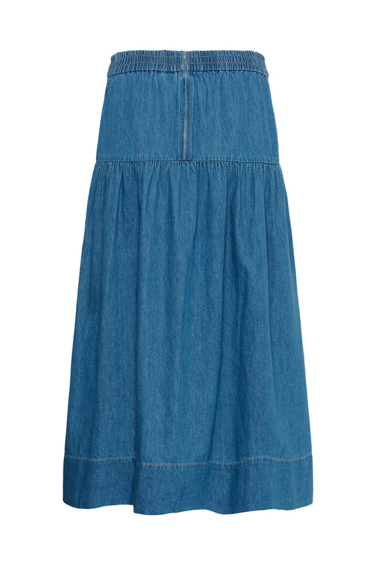 Part Two NelliaPW Skirt Medium Blue Denim