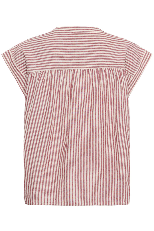 Part Two BettinaPW Blouse Burnt Russet Stripe