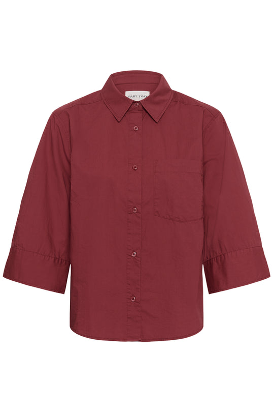 Part Two BotillaPW Shirt Burnt Russet